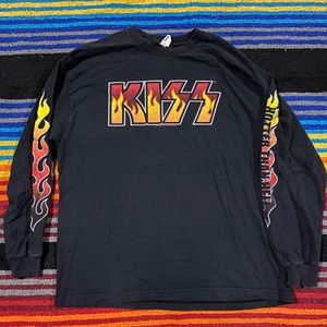 Vintage KISS Long Sleeve Tee “Hotter than Hell”